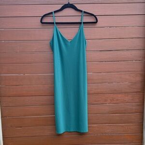 Y2K Mind Code Women's Emerald Green Bodycon Stretch Mini Dres